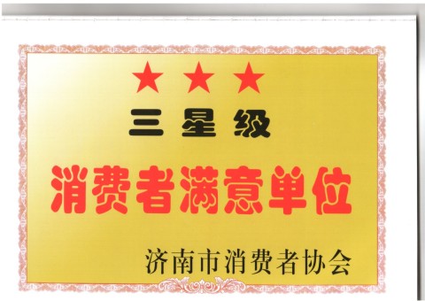 三星级消费者满意单位
